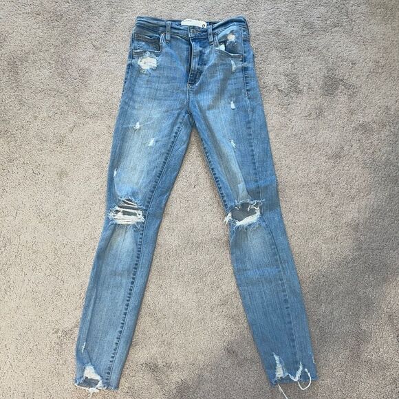 Garage Premium Stretch Jeans Ultra High Rise Size 0 - Picture 1 of 10